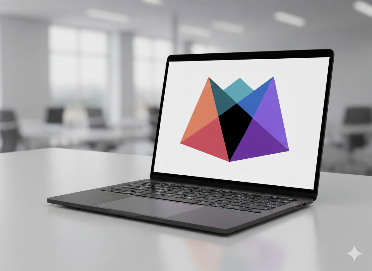 VENTRiQ running on a laptop